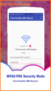 Free Portable WiFi Hotspot screenshot