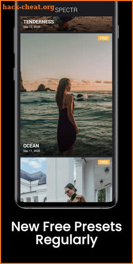 Free presets for Lightroom Mobile - SPECTR screenshot