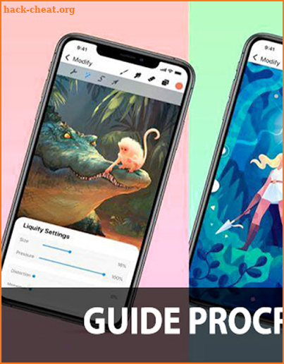 Free Procreate Guide Pro Paint Editor App screenshot