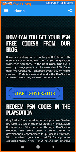 free psn code gift game hub screenshot