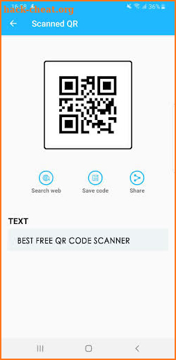 Free QR Code Reader and Barcode Reader screenshot
