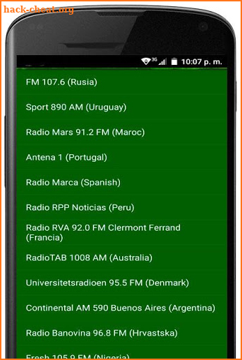 free radio stations of world russia 2018 screenshot