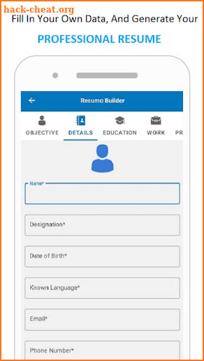 Free Resume Builder & CV Maker App screenshot
