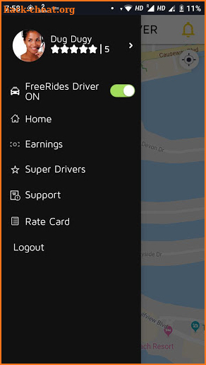 Free Rides Driver screenshot
