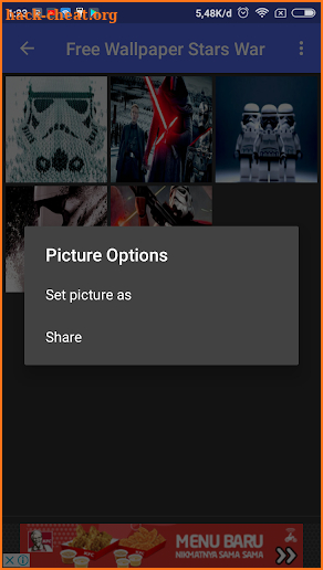 Free Ringtone Stars Wars screenshot