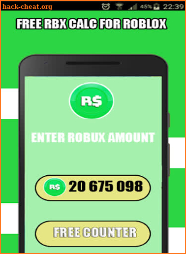 Free Robux Counter screenshot