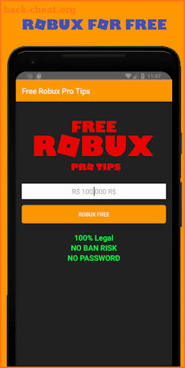 Free Robux Pro Tips | Get Robux for FREE 2019 screenshot