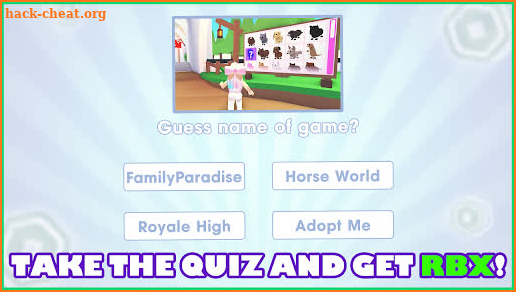 Free Robux Quiz Guru screenshot