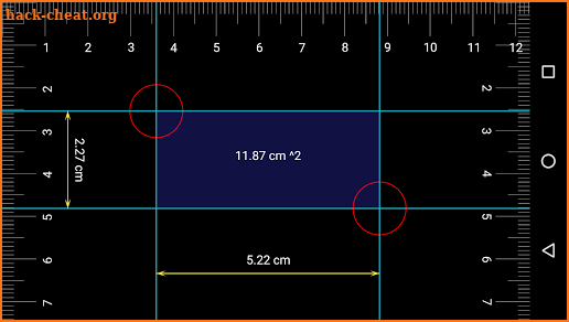 Free Ruler App - metric and imperial support screenshot