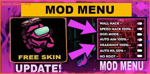Free skin Among Us tips & Mod menu Imposter screenshot