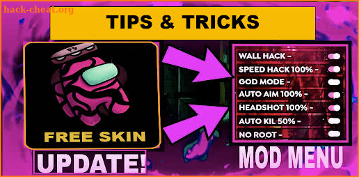 Free skin Among Us tips & Mod menu Imposter screenshot