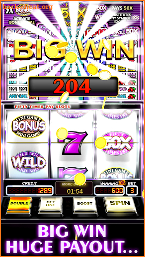 Free Slot Machine 50X Pay screenshot