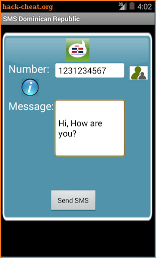 Free SMS Dominican Republic screenshot