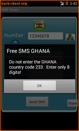 Free SMS Ghana screenshot