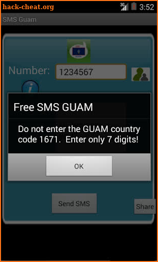 Free SMS Guam screenshot