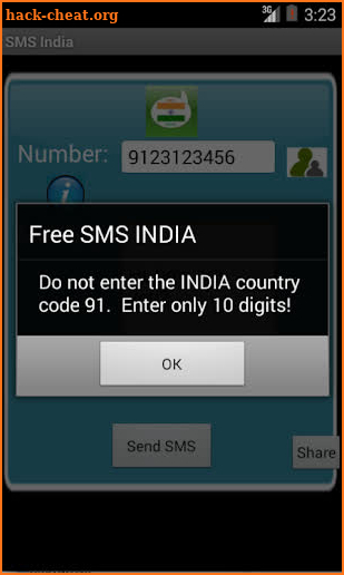 Free SMS India screenshot