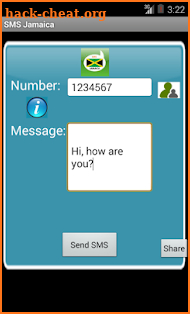 Free SMS Jamaica screenshot
