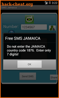 Free SMS Jamaica screenshot