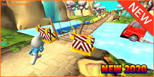 Free Smurf Run : Jungle Village Adventure screenshot