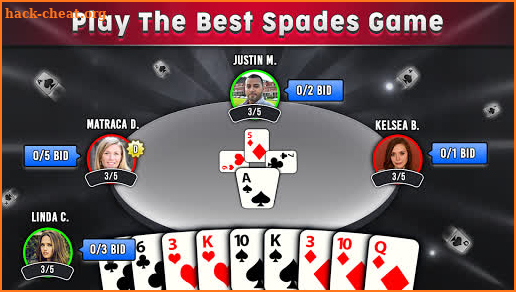 Free Spades Card Game screenshot