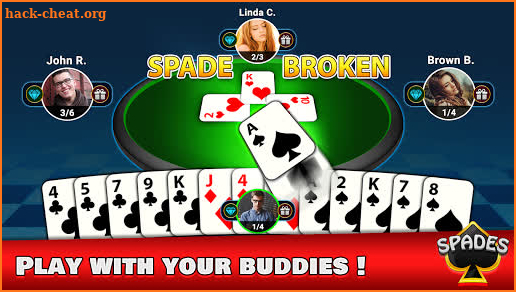 Free Spades Online Multiplayer Card Game screenshot