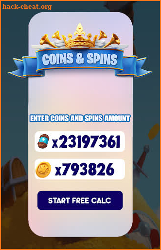 Free Spins and Coins Calc For Coin Piggy Master screenshot