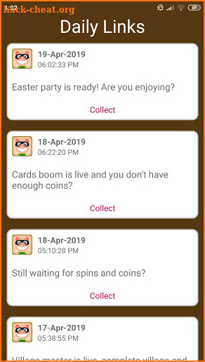 Free Spins and Coins - Daily Links screenshot