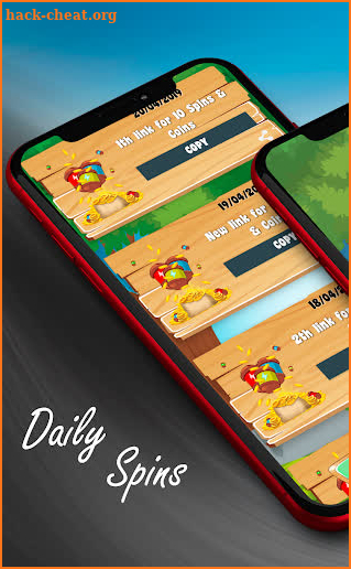 Free Spins And Coins - Daily links Rewards Post screenshot