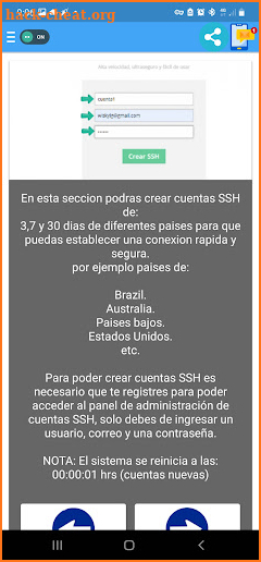 free ssh/ssl websocket screenshot