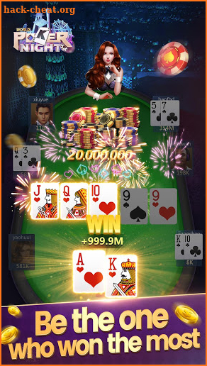Free Texas Holdem Card Games-World Poker Night screenshot
