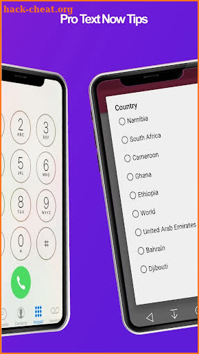 Free TextNow : free Call & SMS USA Nber Tips screenshot