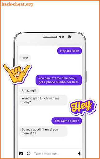 Free TextNow Stickers for Texting screenshot