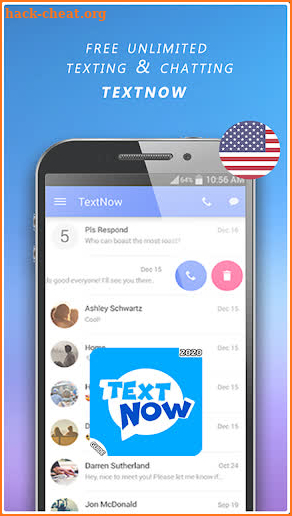 Free TextNow: Text US Number Advice screenshot