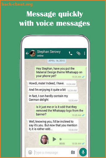 Free Tips Whats Messenger New screenshot