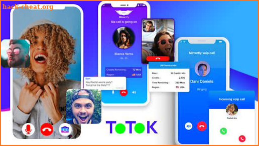 Free ToTok💬 Messenger - Video Calls & Chats 2021 screenshot