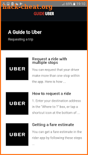 Free UBER Driver Guide screenshot