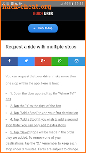 Free UBER Driver Guide screenshot
