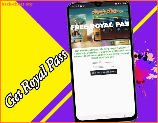 Free UC and Free Royal Pass screenshot
