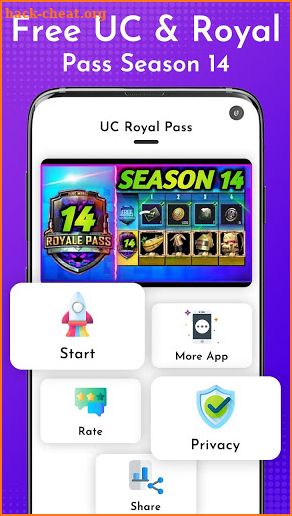 Free UC and Royal Pass: Season 17 screenshot