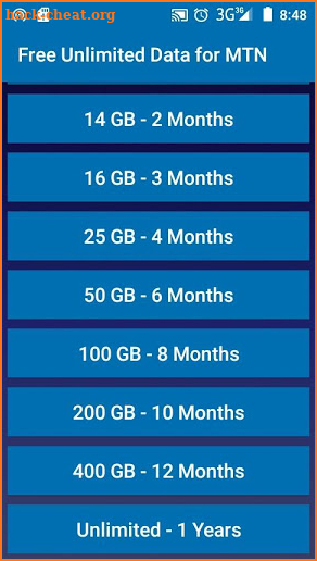 Free Unlimited Data for MTN screenshot