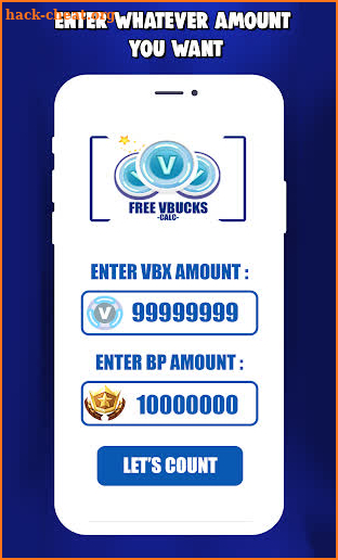 Free Vbucks & Battle Pass & Skins Calc - VBX 2020 screenshot