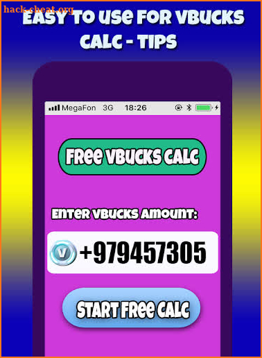 Free Vbucks Counter & VBucks for free Clue screenshot