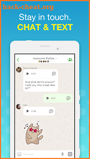 free video calls and chat screenshot