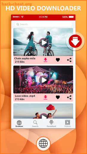 Free video downlaod app - save from net screenshot