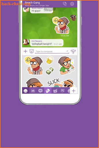 Free Video Messenger & Calling Stickers screenshot