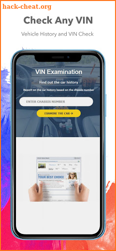 Free VIN Check Reports and VIN Check Search screenshot