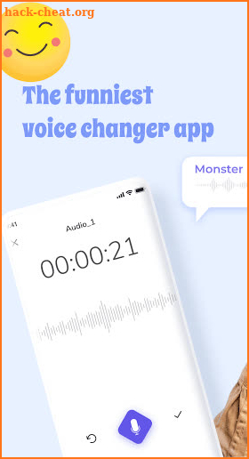 Free voice changer: funny sound effects, voice app screenshot