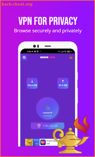 Free VPN Genie - Security & Privacy WiFi Proxy screenshot