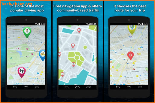Free Wayse  GPS navigation walkthrough screenshot
