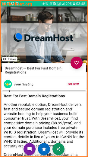 Free Web Hosting screenshot